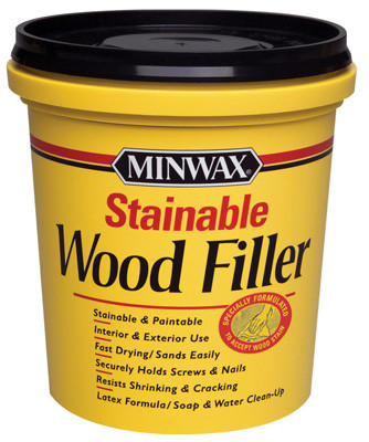 Latex Wood Filler, Stainable, Lb.