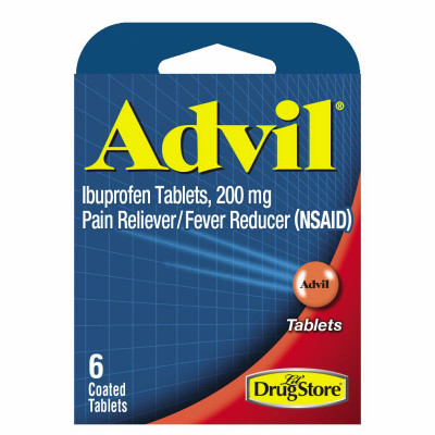 Advil Pain Reliever, 200mg, 6-Ct.