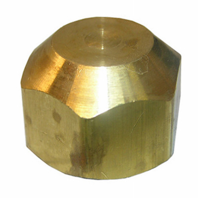 3/8 In. Brass Flare Cap