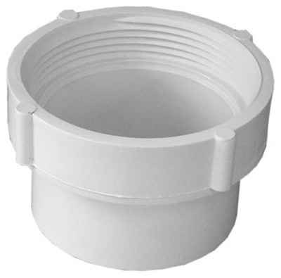 PVC Pipe Fitting, Cleanout Body, 3 In., Spigot x FIP