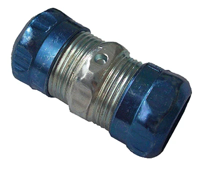 EMT Rain Tight Conduit Coupler, Steel, 1-In.