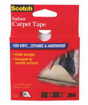 Indoor Carpet Tape, 1-1/2 In. x 42 Ft.