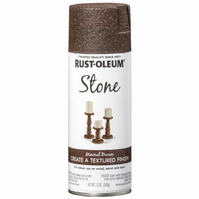 American Accents Textured Spray Paint, Mineral Brown, 12-oz.
