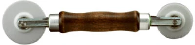 Professional Screen Spline Rolling Tool, Wood Handle, Nylon Wheels