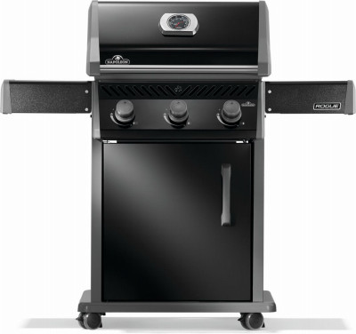 Rogue  425 Propane Gas Grill, Black, Stainless Steel Grids