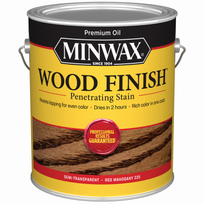 Wood Finish, Red Mahogany, 1-Gallon (2 pieces)