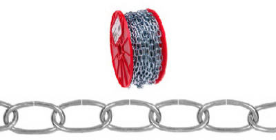 #4 Blue Krome Chain, 90 Ft.