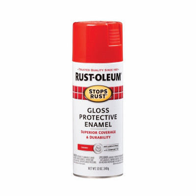 Stops Rust Spray Enamel, Cherry Gloss, 12-oz. (6 pieces)