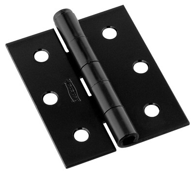 Screen & Storm Door Hinge With Screws, Black, 2-Pk.