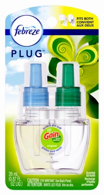 Dual Scent Plug In Refill, Gain Scent, .879 oz.