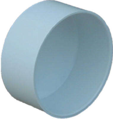 PVC Pipe Cap Sewer & Drain, 6 In.