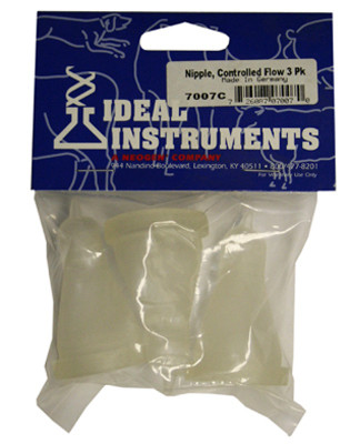 Lamb Nipples, Controlled-Flow, 3-Pk.