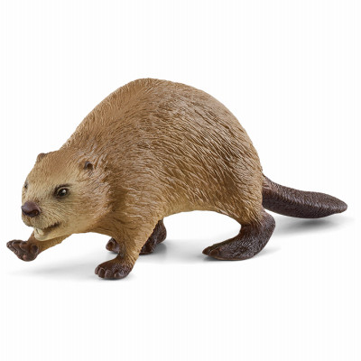 Beaver Toy Animal Figure, Brown, Ages 3 & Up (5 pieces)