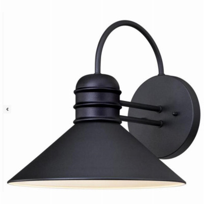 Watts Creek Outdoor Wall Lantern, 1 Light, Black