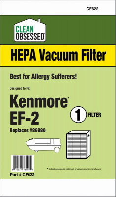 Kenmore Vacuum Cleaner Filter, EF-2 HEPA, 1-Pk.