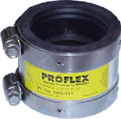 Shielded Specialty Couplings, 2 In.