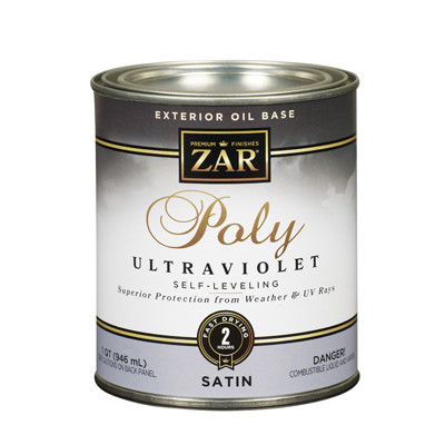 Exterior Polyurethane UV, Oil Base, Satin, Qt.
