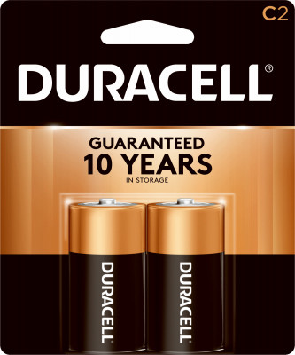 Alkaline Batteries, C, 2-Pk.