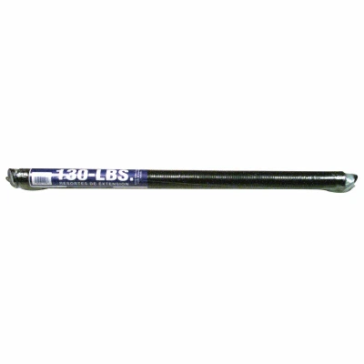 Sectional Garage Door Extension Spring with Safety Cable, Black Tip, 130 Lbs.