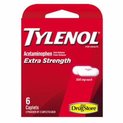 Tylenol Extra Strength Pain Reliever, 6-Ct.