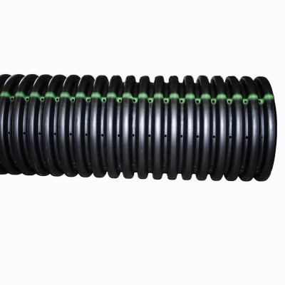Slotted Drainage Tube, Bell End, 3 In x 10 Ft