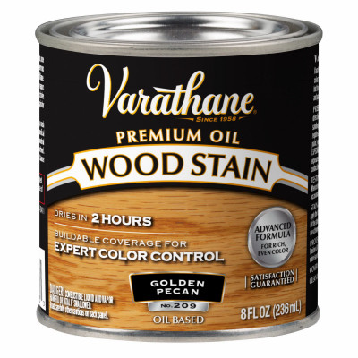 Golden Pecan Premium Oil-Based Interior Wood Stain, 1/2-Pt.