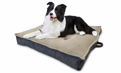 Jumbo Extra-Dense Pet Bed, Square, 36 In. Assorted Colors