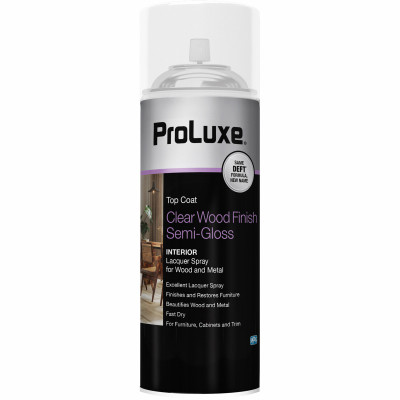 Semi-Gloss Wood Finish, Clear, 12.25 oz. Aerosol