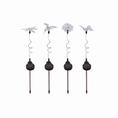 Solar Flexible Stem Stick Light, Assorted Designs (12 pieces)