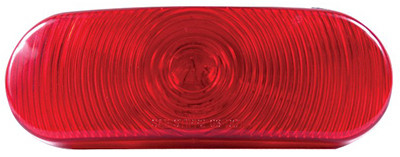 LED Trailer Stop, Tail & Turn Light, Oval, 6.5 x 2.5 In.