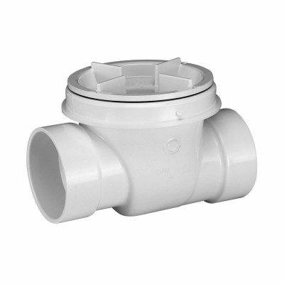 PVC Backwater Valve, 4 In.