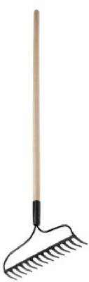 Welded Bow Rake, Lacquered Handle