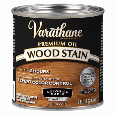 Colonial Maple Premium Oil-Based Interior Wood Stain, 1/2-Pt.