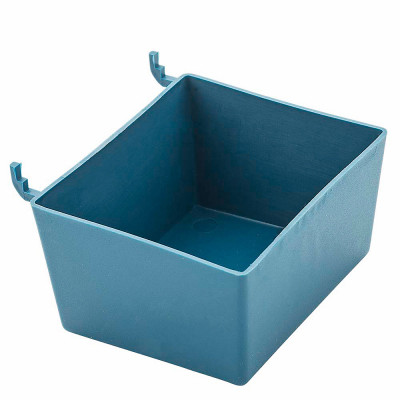 Pegboard Small Parts Storage Tray, Blue