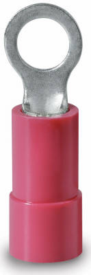 Ring Terminals, 8-10 Stud, 22-18 AWG, 22-Pk.