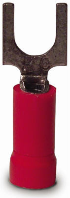 Spade Terminals, Vinyl Insulated, 8-10 Stud, 22-18 AWG, 20-Pk.