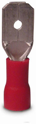 Male Disconnect, Vinyl Insulated Barrel, 22-18 AWG, 18-Pk.