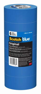 6PK 1.88x60YD BLU Tape