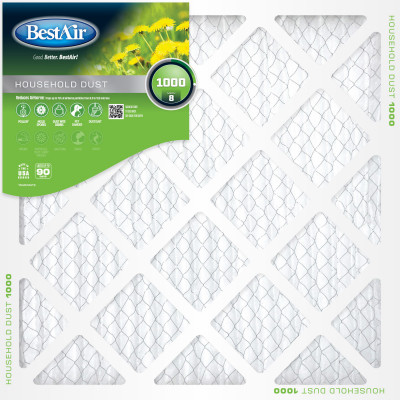 14x24 x 1 In. Standard Pleated Air Filter, MERV 8, 90 Days (12 pieces)