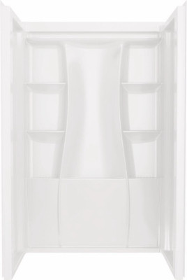 Classic 500 Shower Wall Set, Gloss White, 48 x 34 In.