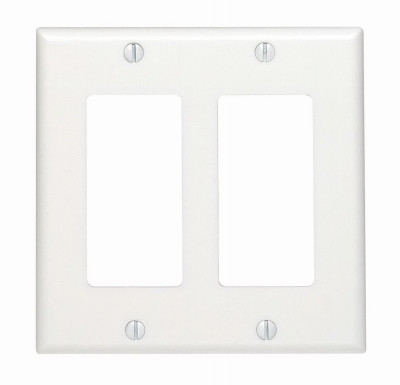 WHT 2-GFI WALL PLATE
