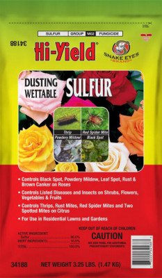 Hi-Yield Dusting Wettable Sulfur