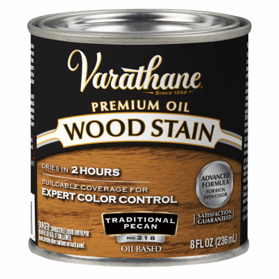 Traditional Pecan Premium Oil-Based Interior Wood Stain, 1/2-Pt.