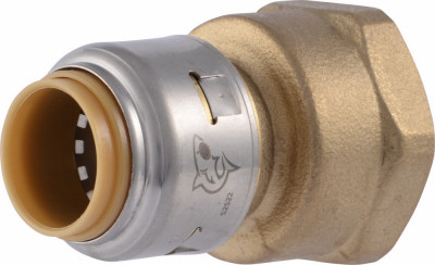 Push-Fit  Connector, Lead Free, 1/2 x 3/4 In. FIP
