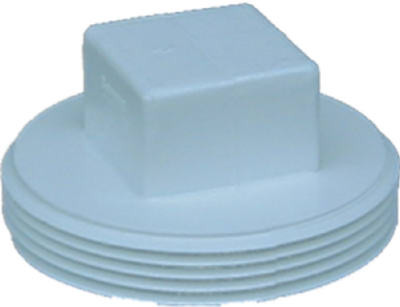 S&D Plug, Male Pipe Thread, 4 In.