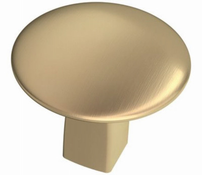 Riva Cabinet Knob, Golden Champagne, 1-1/4 In.