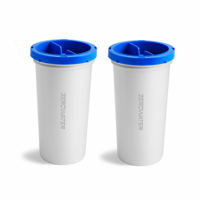 Culligan with ZeroWater Technology Filter Replacement, IAPMO Certified 5-Stage Advanced Water Filter – 2 Count