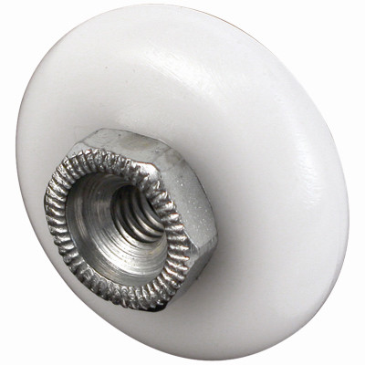 Nylon Roller for Sliding Shower Doors, 3/4 In., 4-Pk.