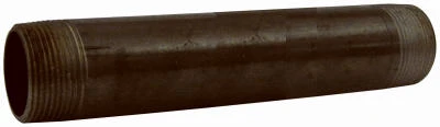 Black Steel Pipe, Threaded, 3/8 In. x 10 Ft.