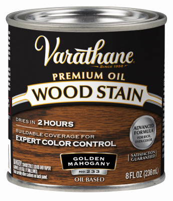 Golden Mahogany Premium Oil-Based Interior Wood Stain, 1/2-Pt.